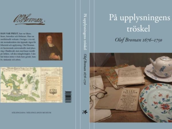 Bild på bokomslag med titeln "På upplysningens tid- Olof Broman 1676-1750"