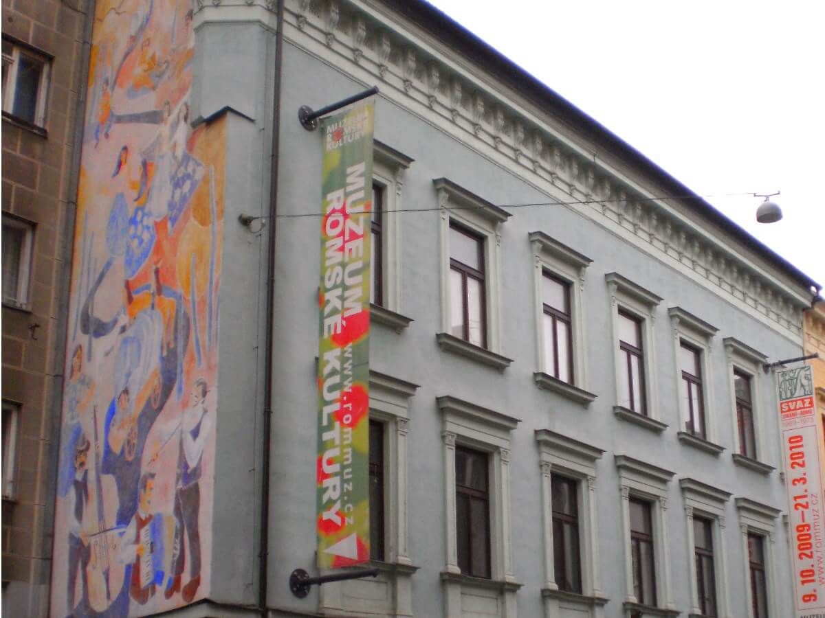 Rommuz - Muzeum Romské Kulturys byggnad i Brno, Tjeckien.